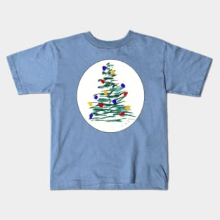 Tree and Bulbs Kids T-Shirt